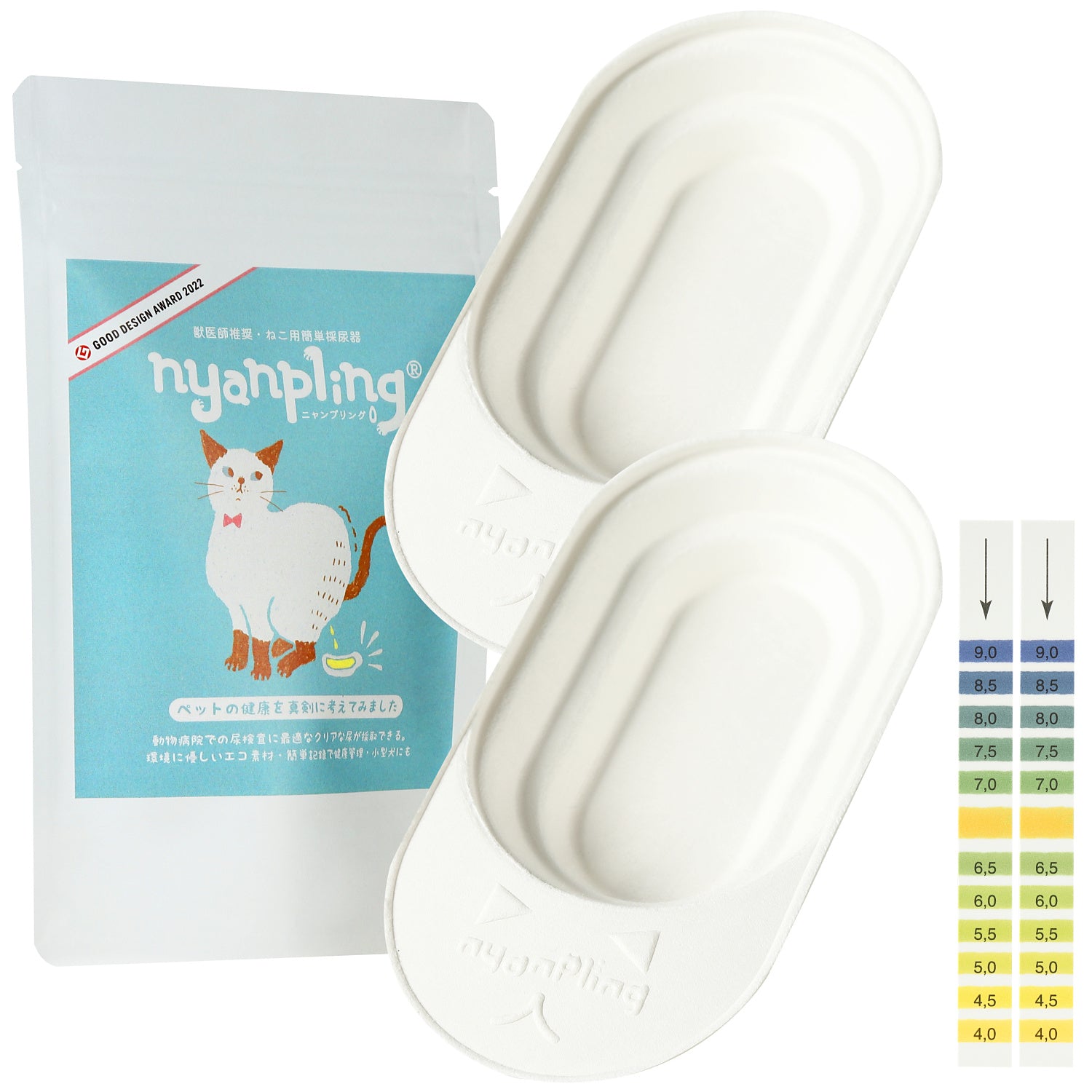 [pH test paper included] Urine check set for dogs and cats nyanpling®